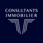 Logo Consultants Immobilier Bleu