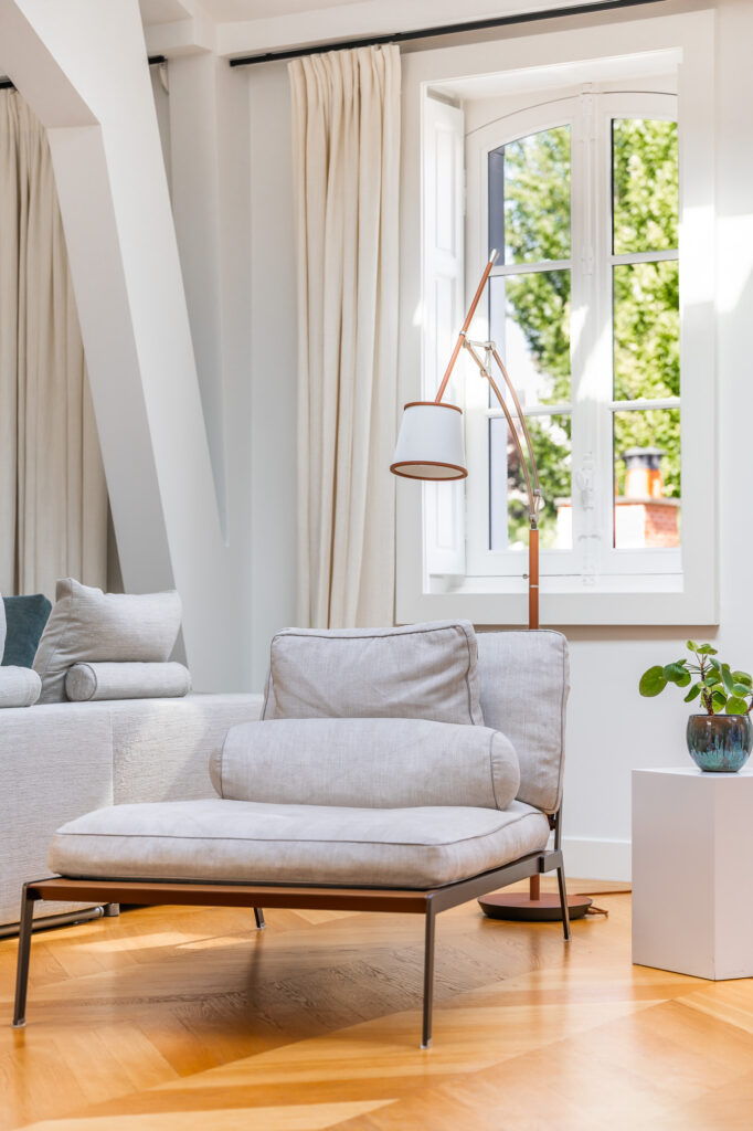 Vue verticale d'un intérieur